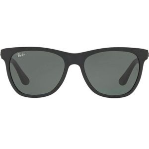Ray-Ban RB4184 Square Sunglasses, Black/Green, 54 mm